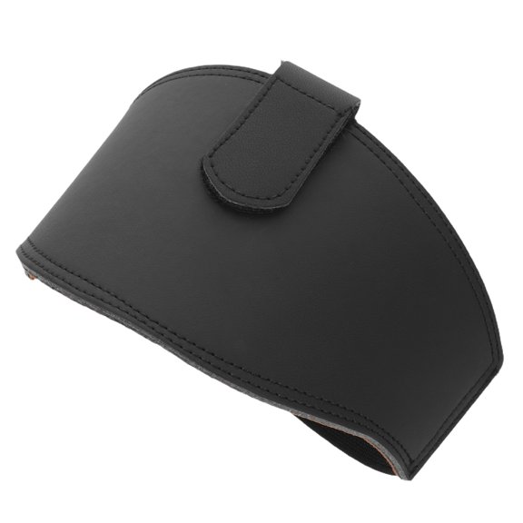 LOLIPPYY Motorcycle Shift Pad Black PU Boot Cover Durable Gear Shift Shoe Protector for Riders