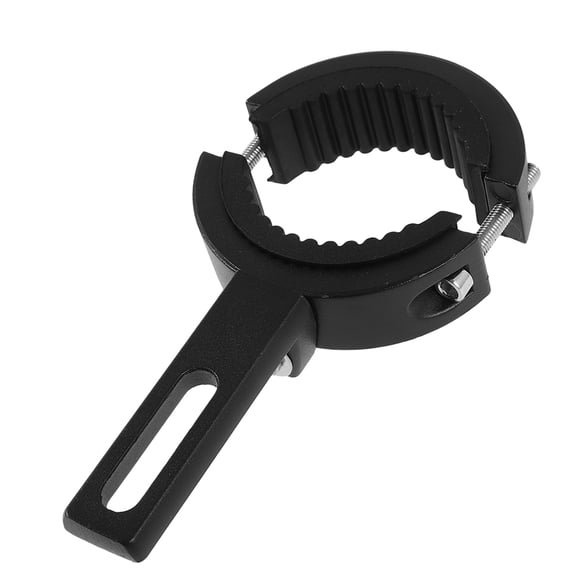 LOLIPPYY Motorcycle Spotlight Bracket Aluminum Alloy Lamp Holder Black Adjustable Extension with Shock Absorbing
