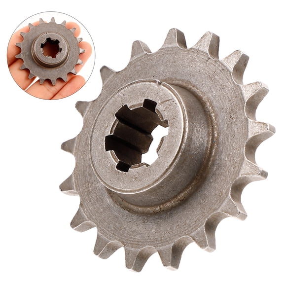 LOLIPPYY Steel Front Wheel Motorcycle Sprocket in Coffee Color, Precision Engineered for Performance