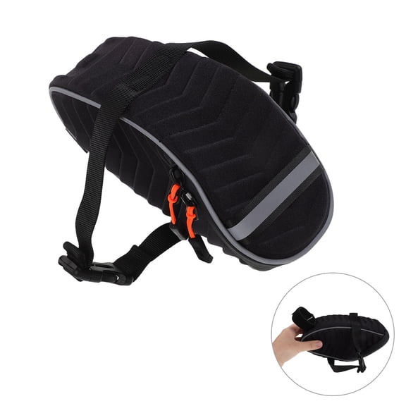 LOLIPPYY Mountain Bike Saddle Bag with Weather Resistant Design and Organized Storage Pouch