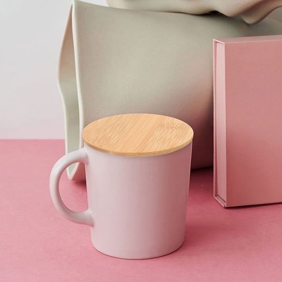 LOLIPPYY Mug Cover in Khaki, Round Lid for Office Tea and Coffee Cups, Cup Protector