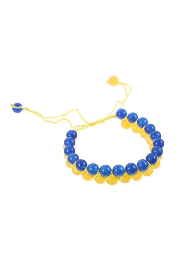 Multi Color Double Layer Beaded Bracelet Natural Stone Wrist Accessory