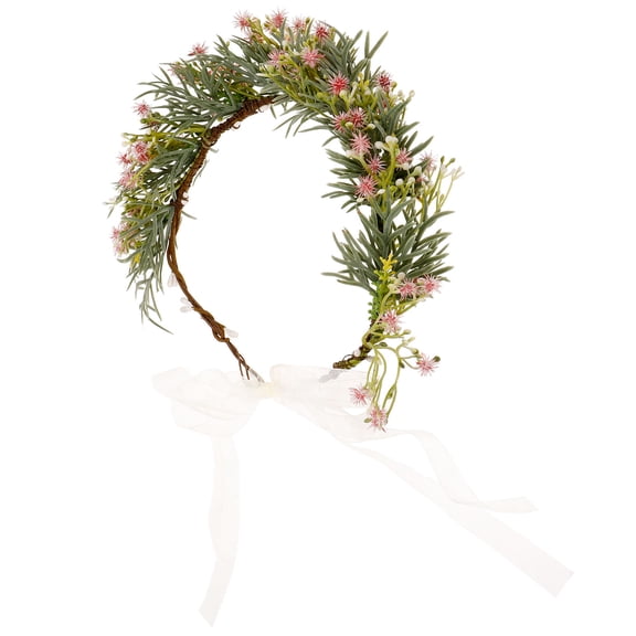 LOLIPPYY Multi Color Flower Crown for Women's Ideal for Weddings and Family Gatherings Crafted from Plastic and Resin