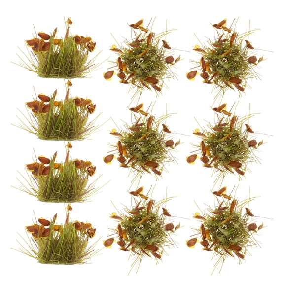 LOLIPPYY Multi Color Model Grass Clusters for Architectural Decor Easy Install Artificial Grass Tufts