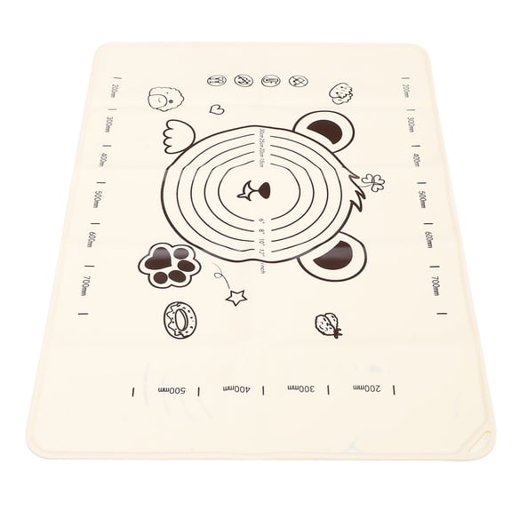 LOLIPPYY Multi Color Silicone Baking Mat for Women's Heat Resistant NonSkid Pastry Mat for Dough and Noodles 24.5 x 16.5 inches