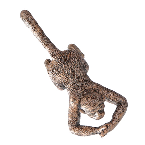 LOLIPPYY Multi Colored Resin Monkey Statue for Garden Decoration Indoor and Outdoor Display 7.5x6.5x4.5 Inches