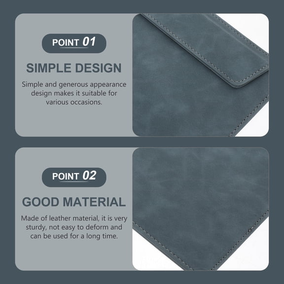 LOLIPPYY Multi Function Blue Writing Support Board and Folder with Dividers for Office Documents