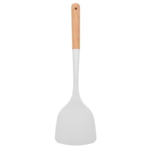 LOLIPPYY Multi Function Silicone Wok Spatula with Soft Coating Ideal for Cooking and Serving