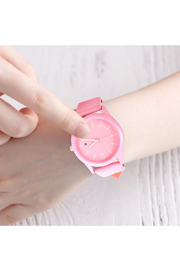 Multi Function Watch 1Pcs Pink Quartz Luminous Decorative Female Watch Festival