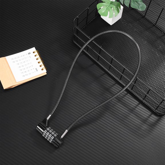 LOLIPPYY Multi Functional Black Combination Lock with Resettable Code for Toolbox Locker and Fence