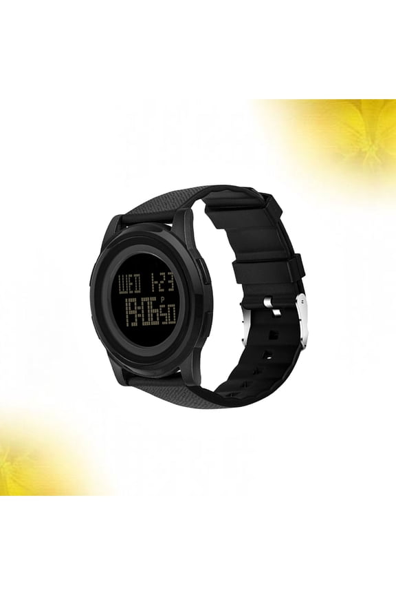 Black Multi-Functional Watch for Swimming, Outdoor Sports, and Everyday Use
