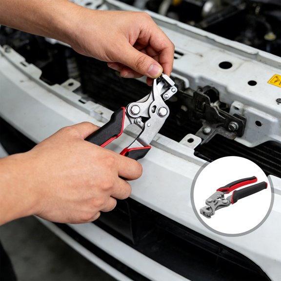 LOLIPPYY Multi Functional Car Clip Pliers Tool with Ergonomic Grip for Automotive Snap Fastener and Trim Removal