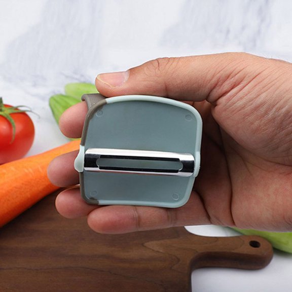 LOLIPPYY Multi Functional Finger Held Vegetable Peeler Sturdy Material for Potatoes Fruit and Veggies