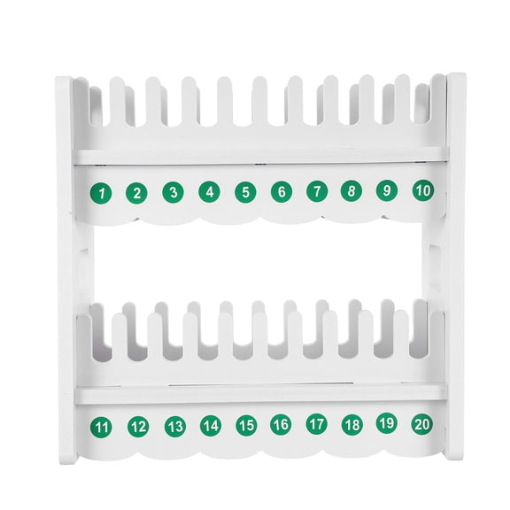 LOLIPPYY Multi Layer White Phone Display Rack with 20 Slots for Mobile Phone Storage and Charging