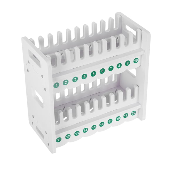 LOLIPPYY Tier Cell Phone Storage Rack White Plastic Desk Organizer Stand