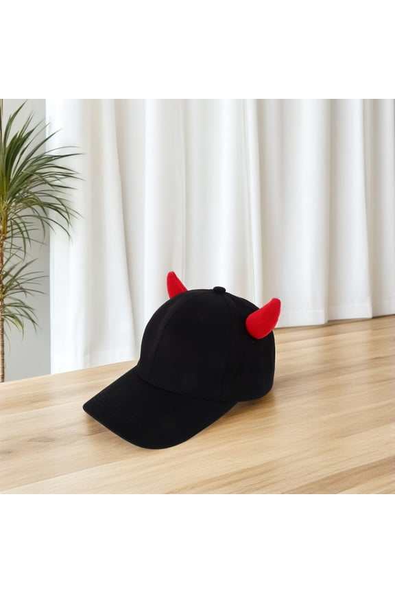 Multi Polyester Horn Hat Fashionable Baseball Cap for Adults