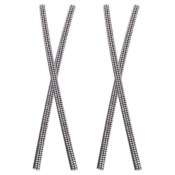 LOLIPPYY Multi Rhinestone Car Air Vent Decoration Strip Kit for Easy Installation and Universal Fit, 4pcs