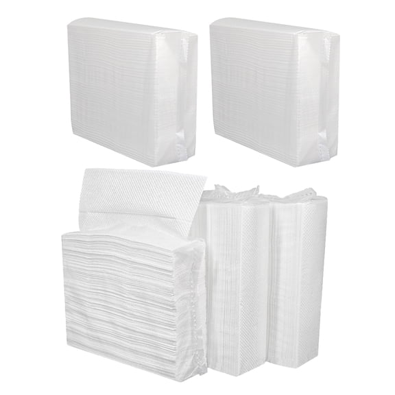 LOLIPPYY Thick Multi-Use Paper Hand Towels Bulk White Napkins for Hotels, Restaurants, and Home Use