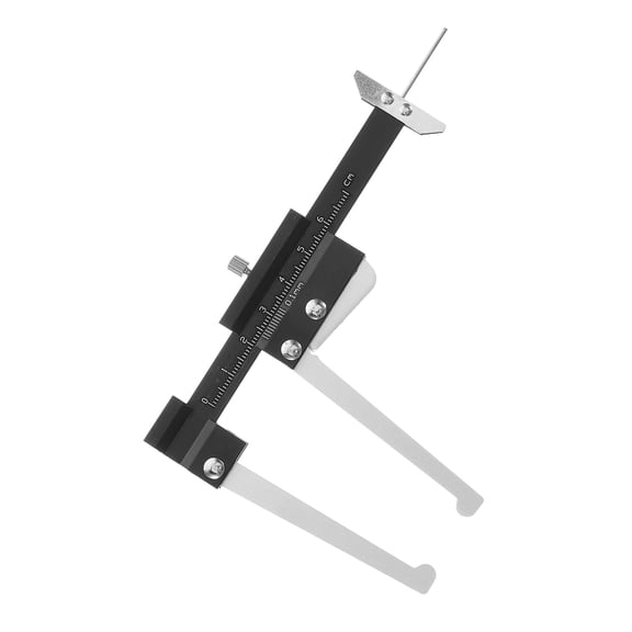 LOLIPPYY Multi Use Tire Tread Depth Gauge for Car Maintenance with Brake Rotor Thickness and Tire Wear Measurement