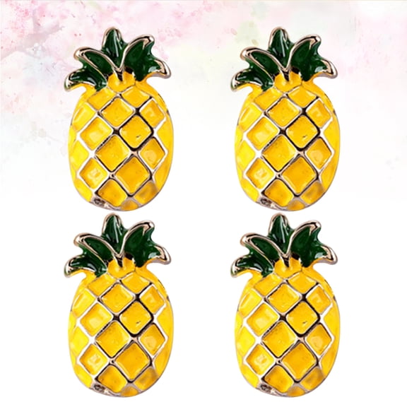 LOLIPPYY Multifunctional Pineapple Brooch Pin for Women, Elegant Alloy Accessory Perfect for Parties, Daily Wear, and Giving