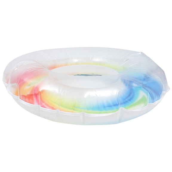 LOLIPPYY Multicolor Swim Ring Inflatable Float Ring for Adults Perfect for Pool and Beach