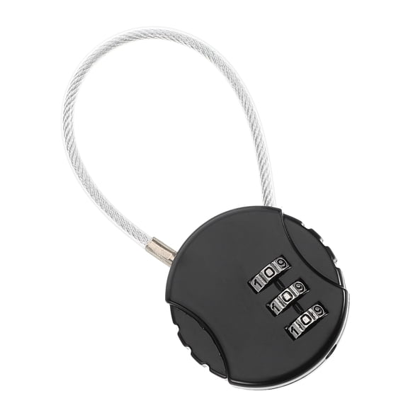 LOLIPPYY Metal Locker Padlock with 3-Digit Combination Code, Multifunctional Security Lock for Daily Use