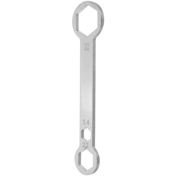 LOLIPPYY Multifunctional Motorcycle Axle Tool Plated Silver Chrome Vanadium Steel for Front Rear Axle Disassembly
