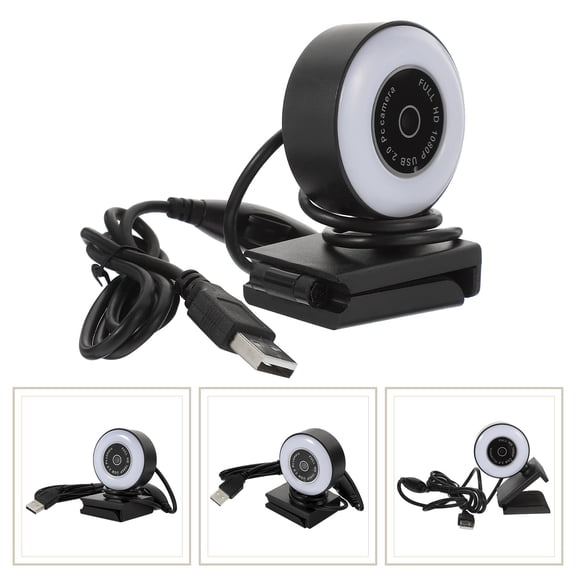 LOLIPPYY Multifunctional Web Camera with USB Connection and Built-in Mic for Live Streaming