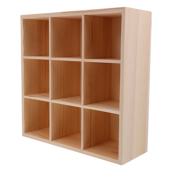 LOLIPPYY Multifunctional Wood Storage Box with Drawer for Desk Organization and Home Storage