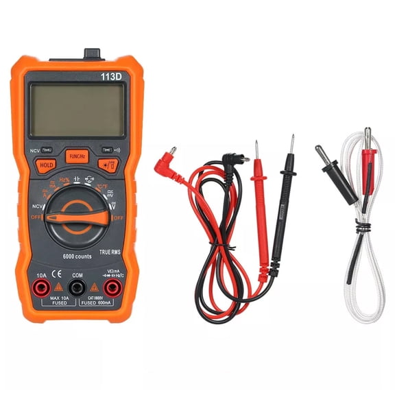 LOLIPPYY Multimeter Kit Digital Tester for Voltage Current Resistance Frequency Electrical Use