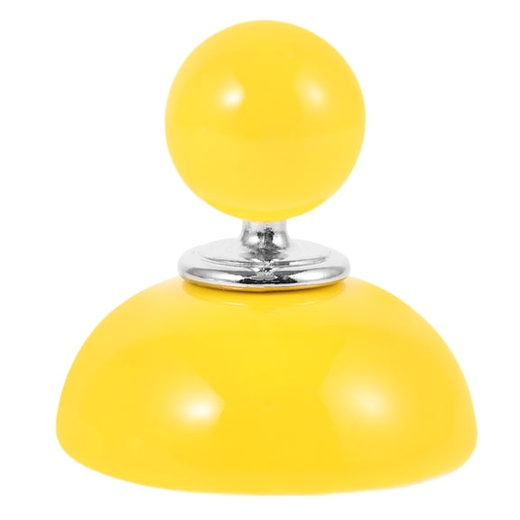 LOLIPPYY Multipurpose Yellow Ceramic Wall Hook for Hanging Coats Hats and Accessories