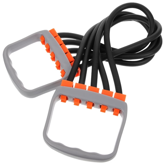 LOLIPPYY Black Tpr Chest Workout Equipment, Ergonomic Handles, Portable for Pull Downs and Hanging Exercises