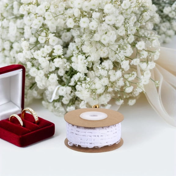 LOLIPPYY Musical Notes Ribbons Music Note Ribbon White 1 Piece For Clothing Trim Accessories DIY