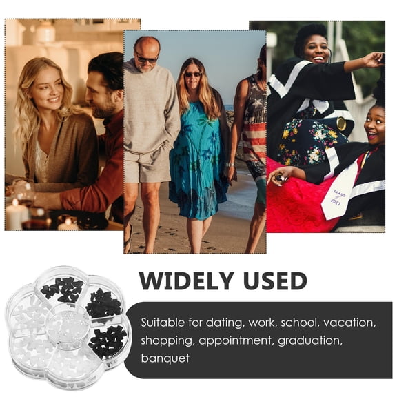 LOLIPPYY Nail Art Charms Assorted Color 3.15X3.15X0.59in Bowtie Flat Back Pearl Professional Nail Supplies