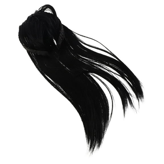LOLIPPYY Natural Black Hair Topper with Invisible Headband for Thinning