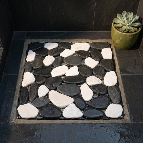 LOLIPPYY Natural Style Garden Walkway Stones with Weatherproof and Easy Installation Features
