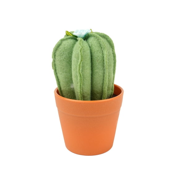 LOLIPPYY Needle Cushion: Non-Woven Fabric Cute Cactus Sewing Pin Cushion With Flowerpot Base - Needle Organizer For Quilters Craft Sewing Enthusiasts