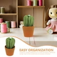 thumbnail image 1 of LOLIPPYY Needle Cushion: Non-Woven Fabric Cute Cactus Sewing Pin Cushion With Flowerpot Base - Needle Organizer For Quilters Craft Sewing Enthusiasts, 1 of 7