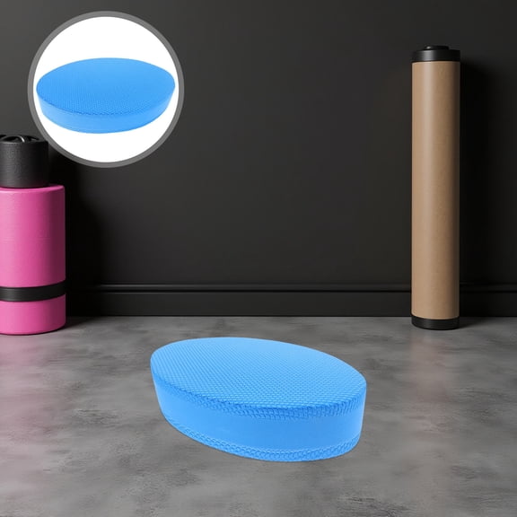 LOLIPPYY Non Absorbent Blue Stability Disc for Balance and Coordination Exercises At Home Or Gym