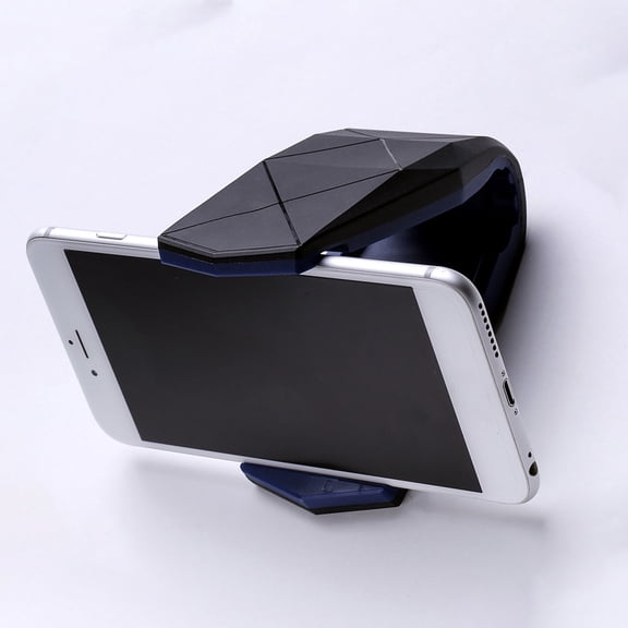 LOLIPPYY Non-slip Alligator Clip Style Universal Car Phone Mount Black for Dashboard Interior Accessories 1Set