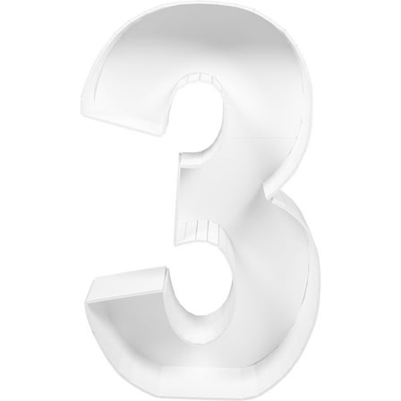 LOLIPPYY 3D Number Sign Balloon Frame with Balloon Box for Birthday Celebrations