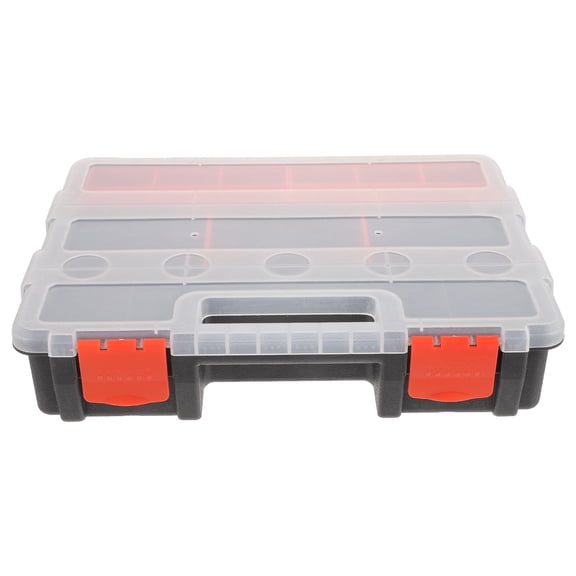 LOLIPPYY Nut Bolt Organizer Storage Container Divided Compartments for Hardware Tools