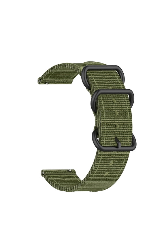 Nylon Watch Replacement Strap in Green for Comfortable Wear with Easy Installation Ideal for Watch Accessories