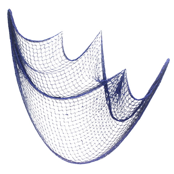 LOLIPPYY Ocean Themed Bedroom Decor Fish Net Wall Decor Sky Blue Cotton Rope Home Decoration 1Pcs