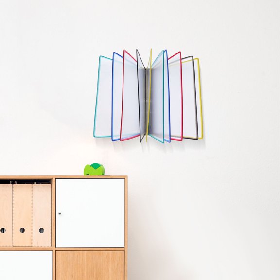 LOLIPPYY Office File Organizer Wall Mounted Display Stand with Easy Installation