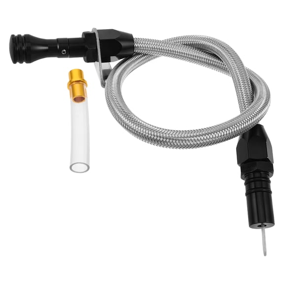 LOLIPPYY Oil Level Dipstick Transmission Fluid Measurement Tool with Long Reach and Durable Black Coating