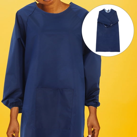 LOLIPPYY Oilproof Waterproof Apron Long Sleeve Overalls Comfortable Fit for Home and Work