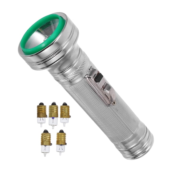 LOLIPPYY Vintage Iron Flashlight, Durable and Lightweight for Home Use