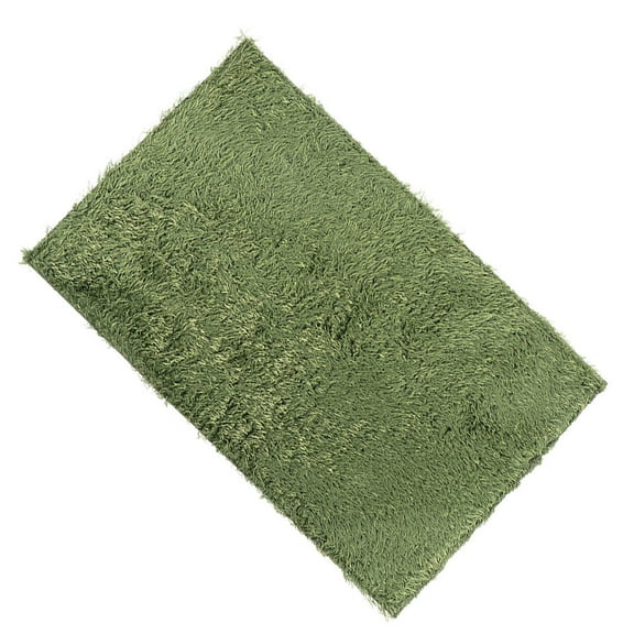 LOLIPPYY Olive Green Absorbent Reptile Mat Soft Fake Grass for Bearded Dragon Substrate and Decor