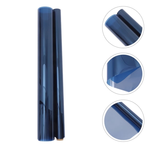 LOLIPPYY Dark One Way Privacy Window Film for Bathroom, Self-Adhesive PET, Heat Blocking UV , 500x50cm